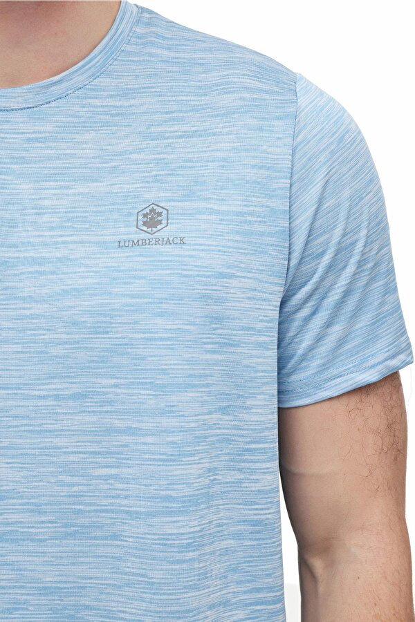 MB CT1328 MLN T-SH 6FX Mavi Erkek Kısa Kol T-Shirt