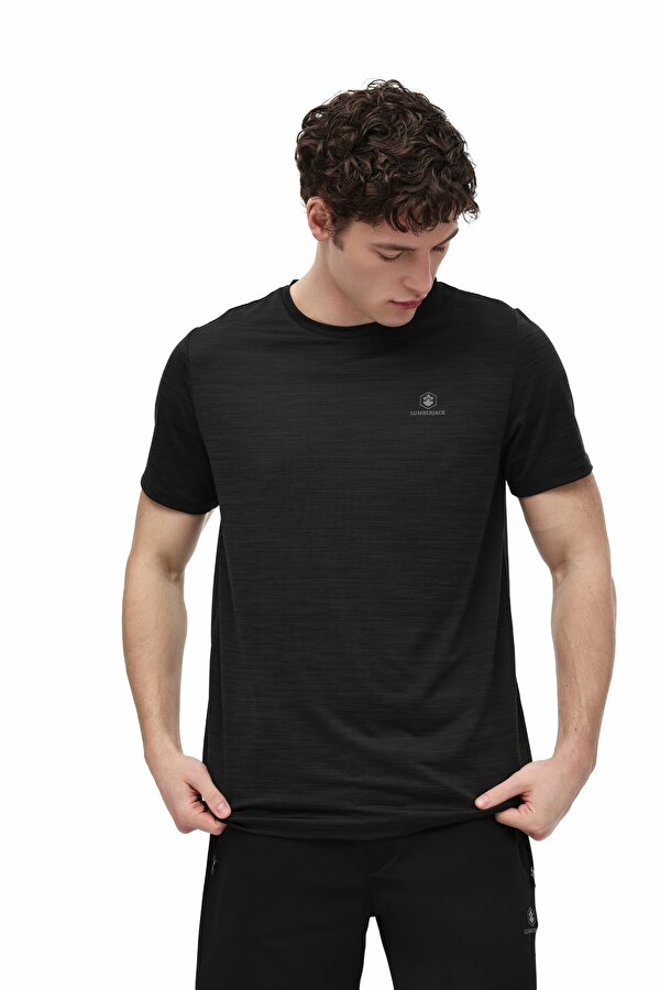 MB CT1328 MLN T-SH 6FX Siyah Erkek Kısa Kol T-Shirt - Lumberjack