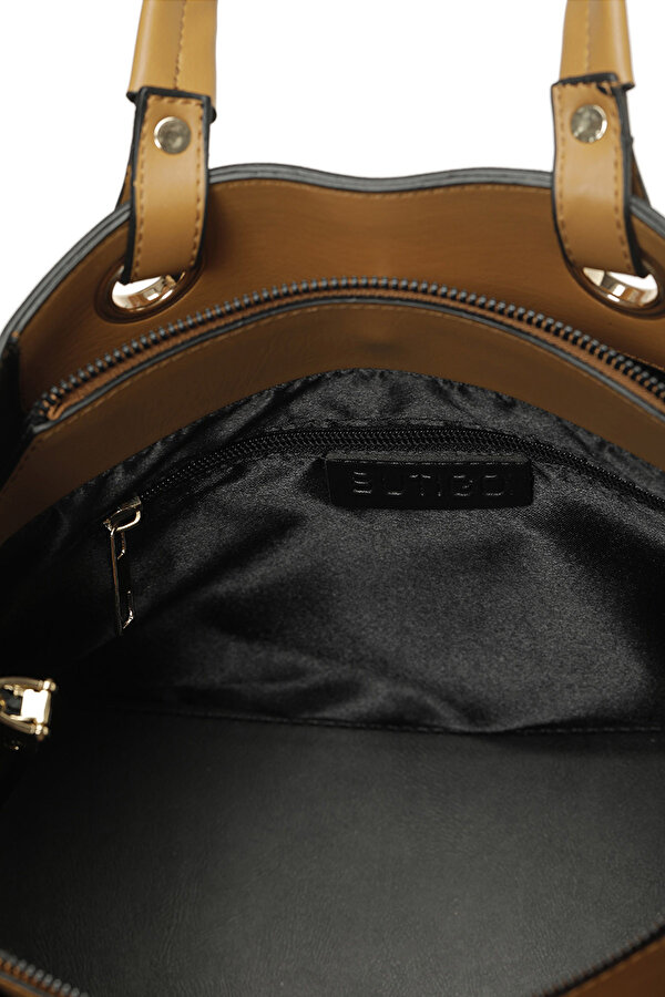 MNG SALLANTI AKS KL 6FX KAHVE MULTI Kadın Kol Çantası