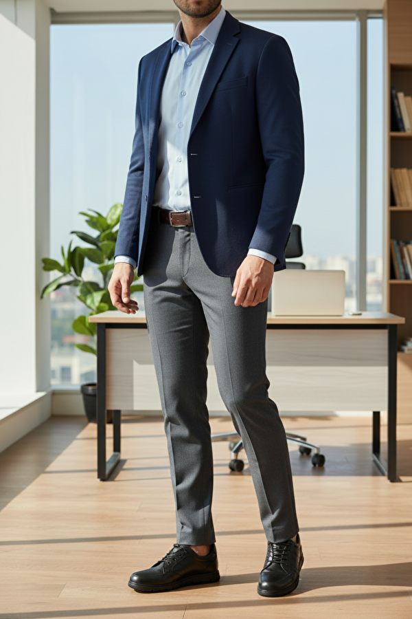 109139.M 6FX Siyah Erkek Comfort Ayakkabı