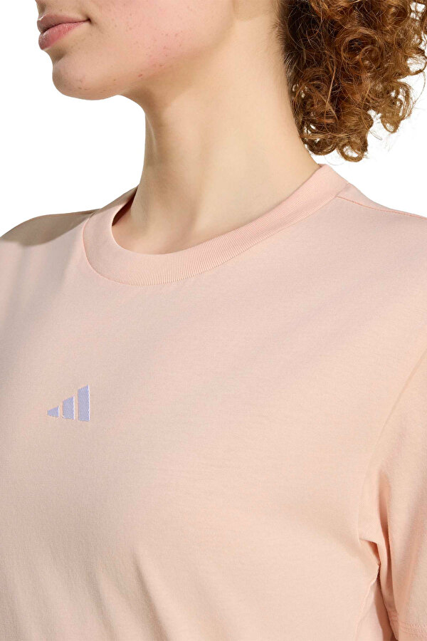 W SL SJ T BLUPNK/WHITE Pembe Kadın Kısa Kol T-Shirt