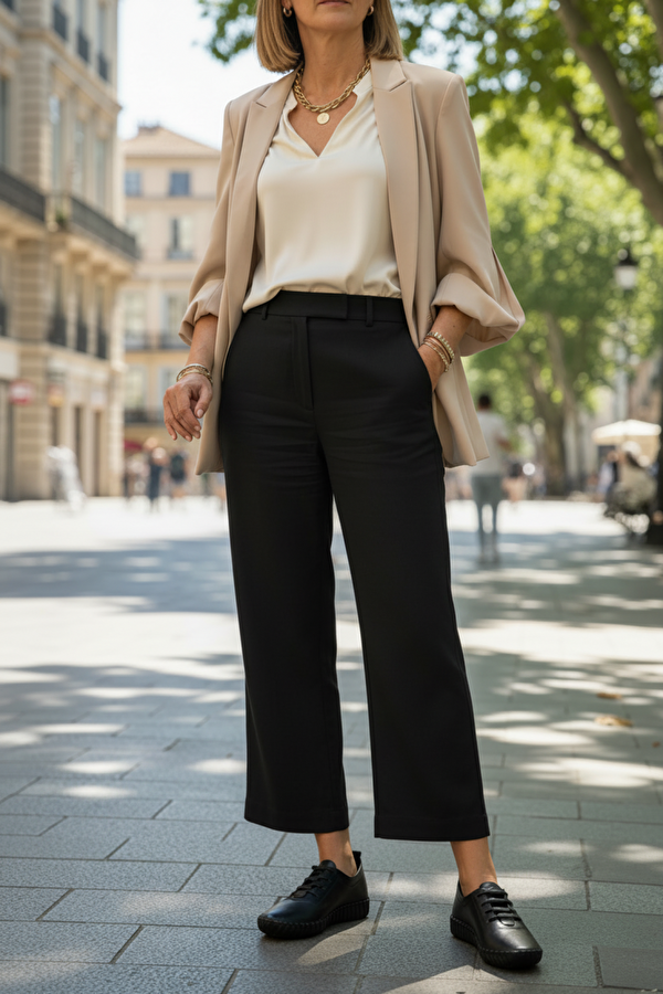 103083.Z6FX Siyah Kadın Düz Ayakkabı