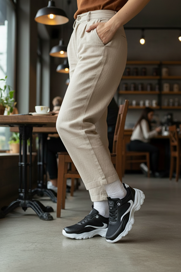 MAYA TX W 6FX Siyah Kadın Sneaker