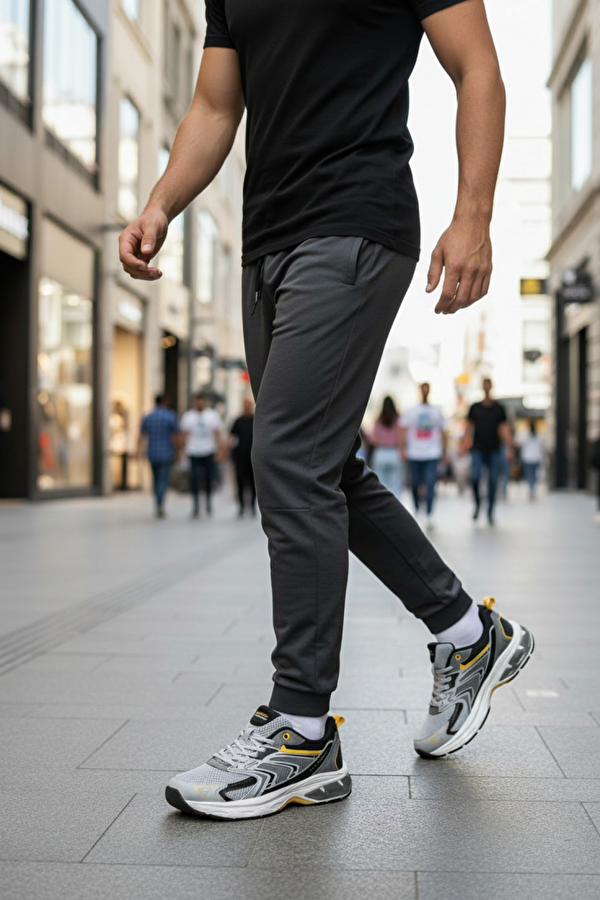 JEL-STEP TX 6FX Açık Gri Erkek Koşu Ayakkabısı