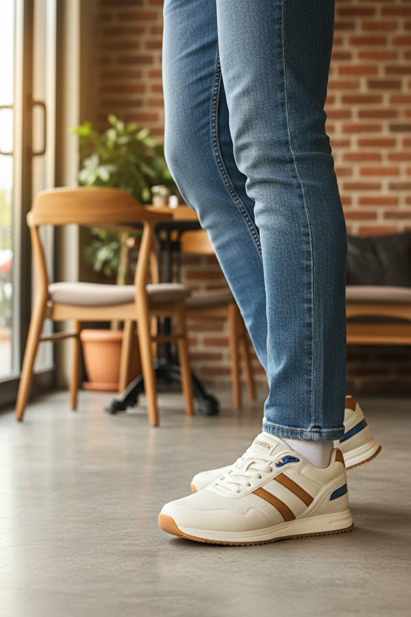 ICARUS TX 6FX Ekru Erkek Sneaker