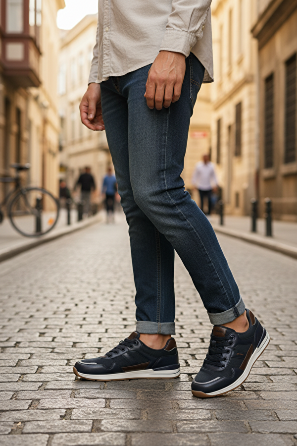 ALLOA 6FX Lacivert Erkek Günlük Ayakkabı