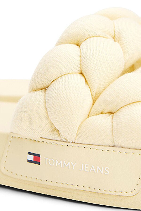 TJW BRAIDED SLIDE Sarı Kadın Terlik