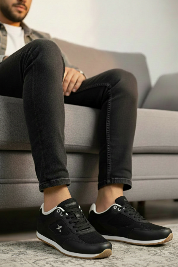 TYRON 6FX Siyah Erkek Spor Ayakkabı