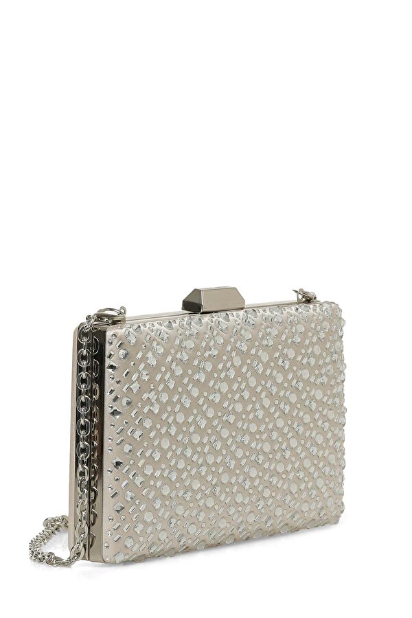 JOSTONENEW 6FX Krem Kadın Clutch