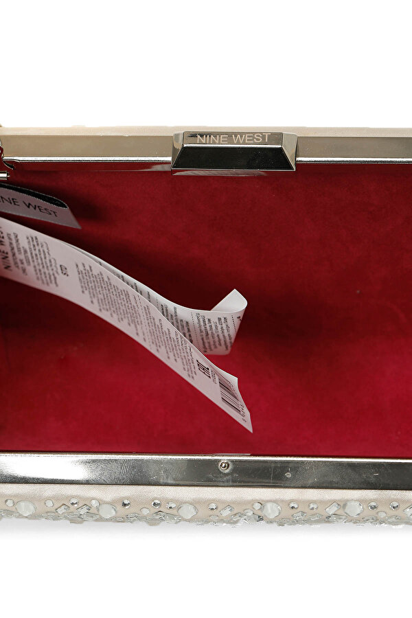 JOSTONENEW 6FX Krem Kadın Clutch