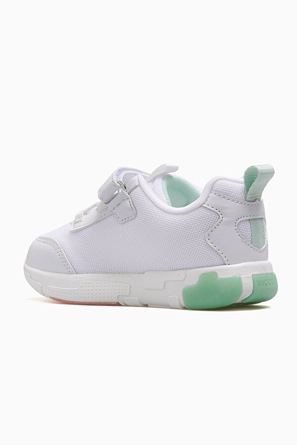 Number Kız Çocuk Hafif Işıklı Spor Ayakkabı 26y 346.160 Pk Beyaz-mint