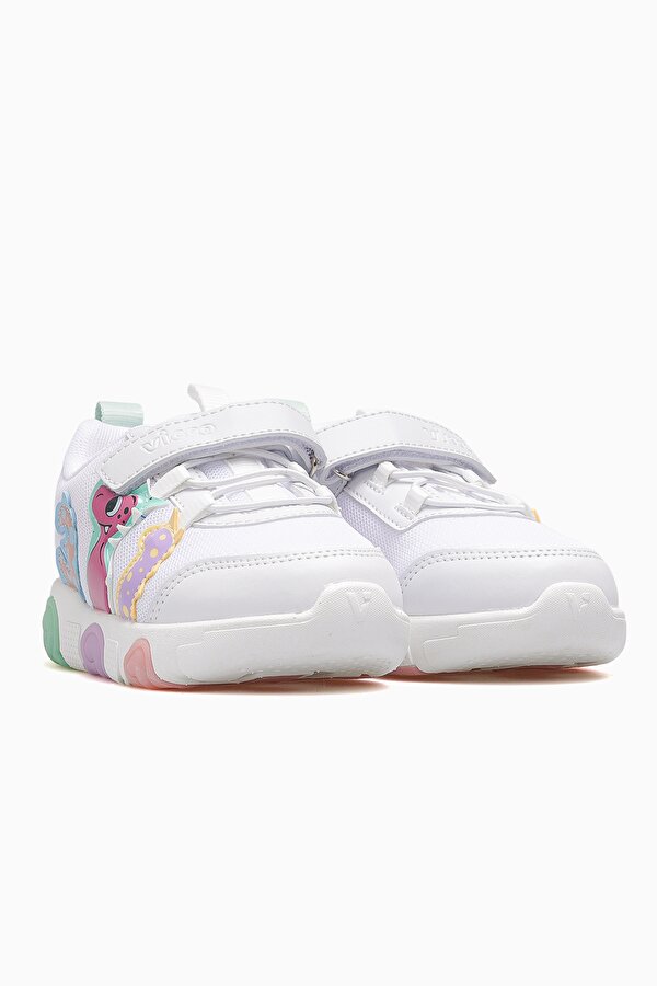 Number Kız Çocuk Hafif Işıklı Spor Ayakkabı 26y 346.160 Pk Beyaz-mint