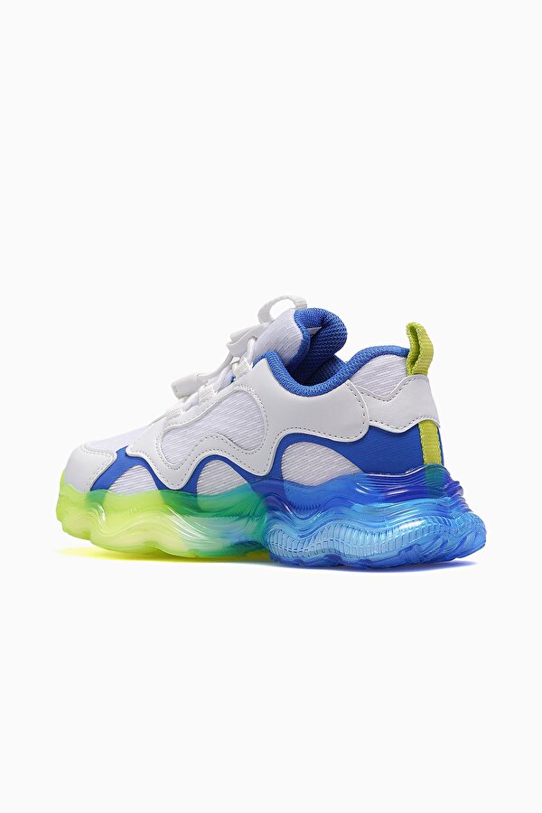 Sunday Erkek Çocuk Işıklı Spor Ayakkabı 26y 346.174 Pe Beyaz/sax