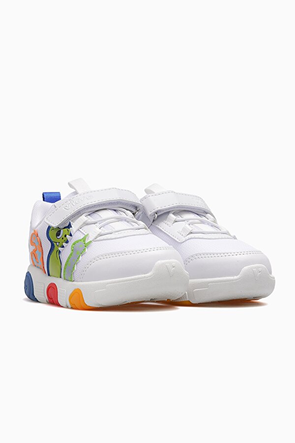 Number Erkek Çocuk Hafif Işıklı Spor Ayakkabı 26y 346.160 Pe Beyaz/mavi