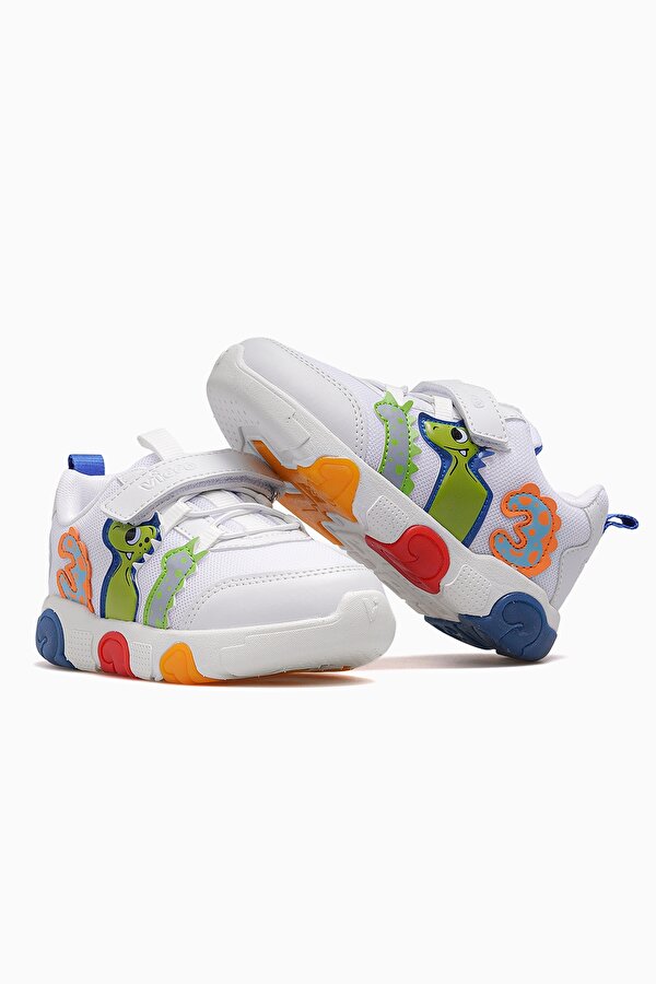 Number Erkek Çocuk Hafif Işıklı Spor Ayakkabı 26y 346.160 Pe Beyaz/mavi