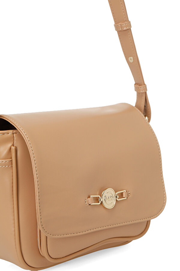 NWIDCROSS 6FX Bej Kadın Çapraz Çanta