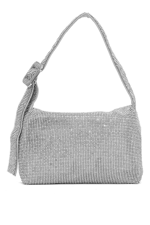 25YG337 Kadın El Çantası Gümüş