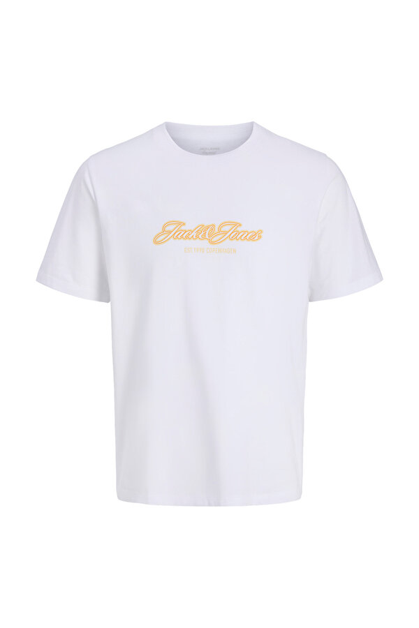 JORCATSKILLS TEE SS CN FS Beyaz Erkek Kısa Kol T-Shirt