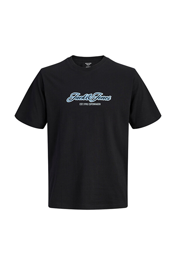 JORCATSKILLS TEE SS CN FS Siyah Erkek Kısa Kol T-Shirt