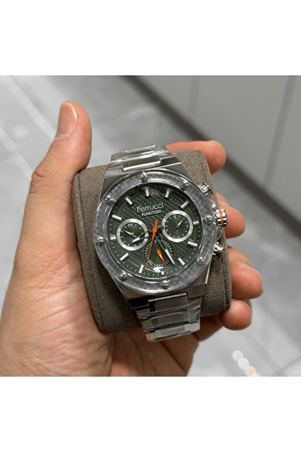 FER.03566M.05 Çelik Kordon Erkek Kol Saati