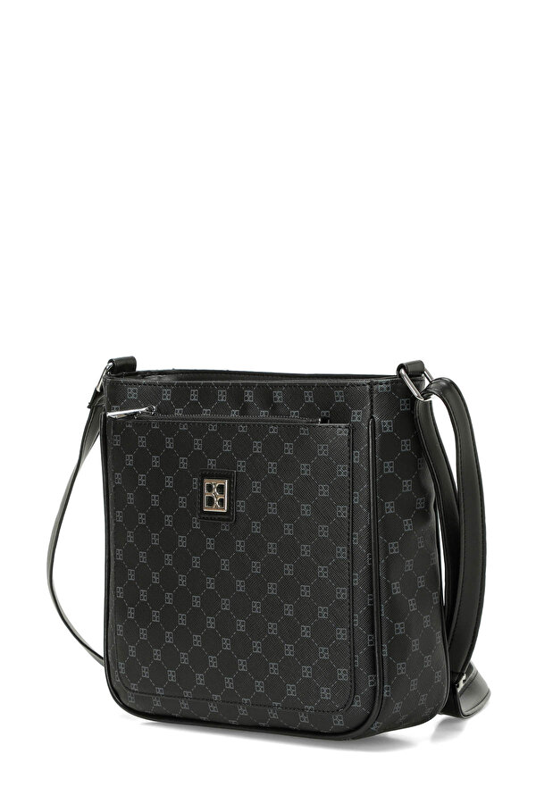 MNG KLSK YENI CPRZ 6FX Siyah Kadın Çapraz Çanta