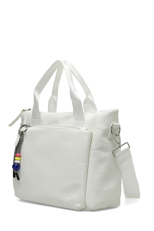 NTRL YKM CKGZ KL 6FX Beyaz Kadın Kol Çantası