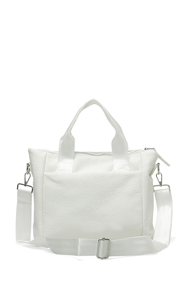 NTRL YKM CKGZ KL 6FX Beyaz Kadın Kol Çantası