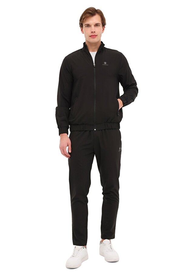 Lumberjack MB BS04 WOVEN T.SUIT 6FX Siyah Erkek Eşofman Takımı