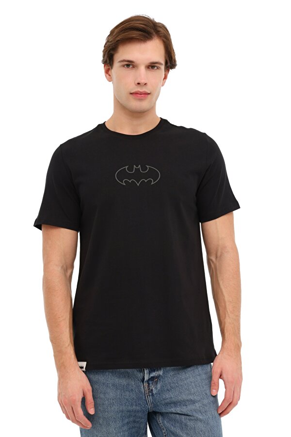 ML BATMAN-5 6FX Siyah Erkek Kısa Kol T-Shirt - 2. Ürüne %50 İndirim