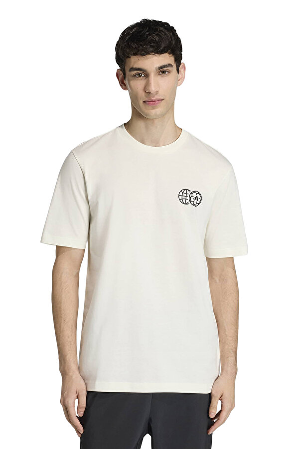 M HOT NP T OWHITE Beyaz Erkek Kısa Kol T-Shirt - 2. Ürüne %50 İndirim