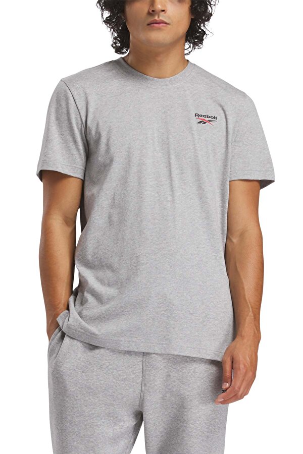 ID SMALL LOGO TEE Gri Erkek Kısa Kol T-Shirt - 2. Ürüne %50 İndirim
