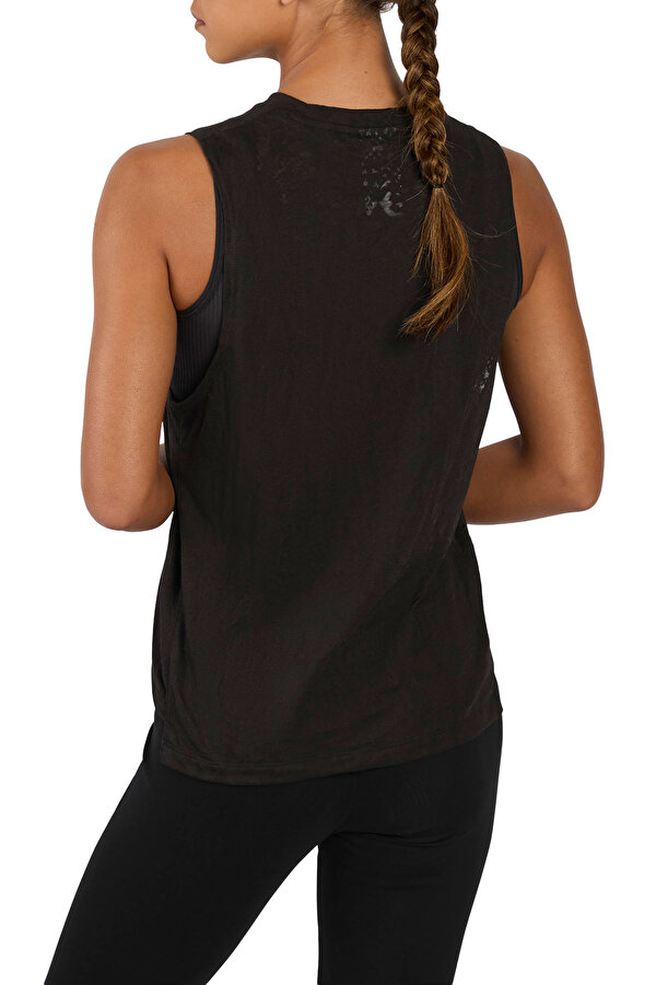 LUX BURNOUT TANK BLACK Woman 046