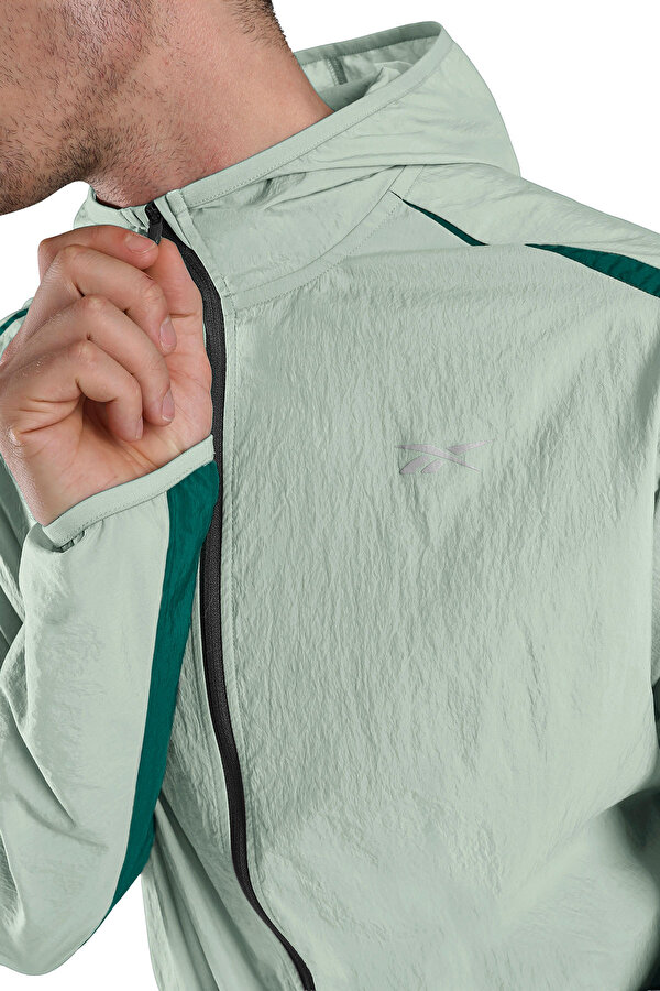 ID RUNNING WOVEN FULL ZIP LIGHT ANTHRACITE Man 047