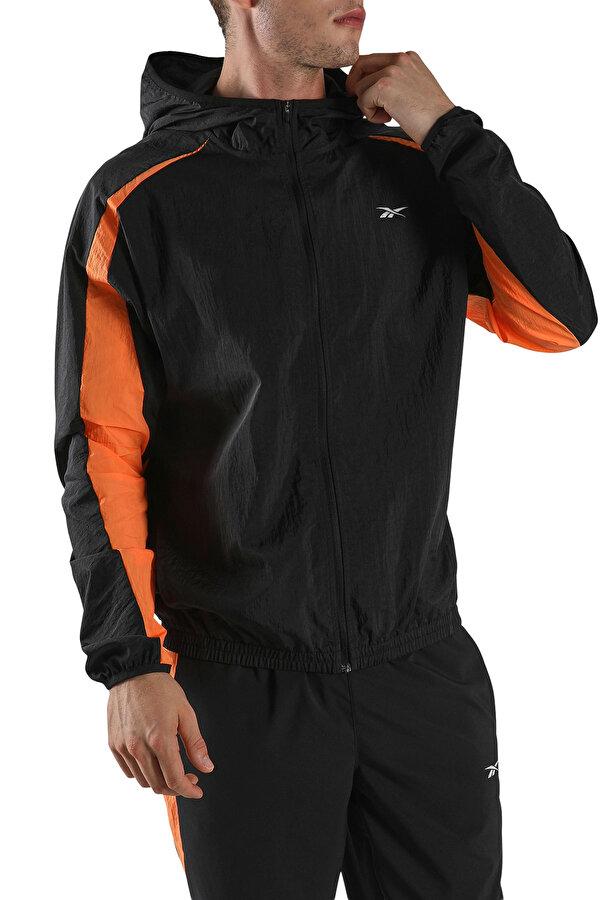 ID RUNNING WOVEN FULL ZIP BLACK Man 047