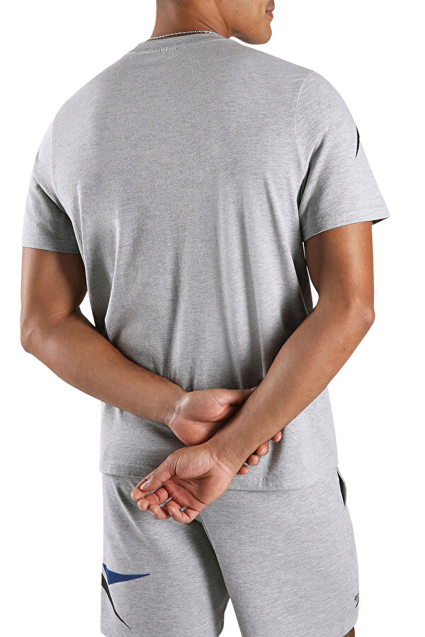 LOGO PLACEMENT T-SHIRT GRAY MELANGE Man 054