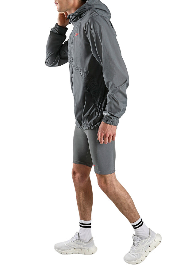 RBK LAB RUNNING JACKET GRAY Man 047