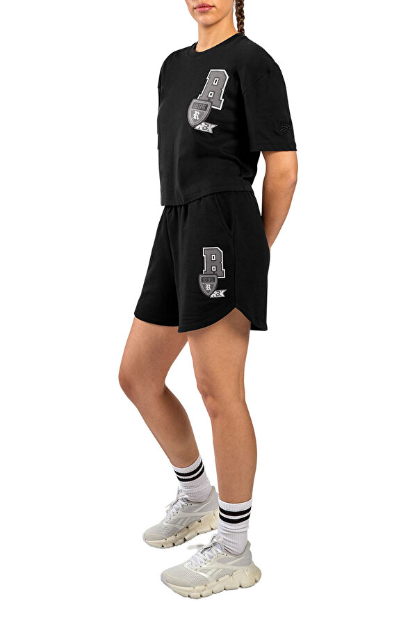 BLENDED PATCHES T-SHIRT BLACK Woman 054