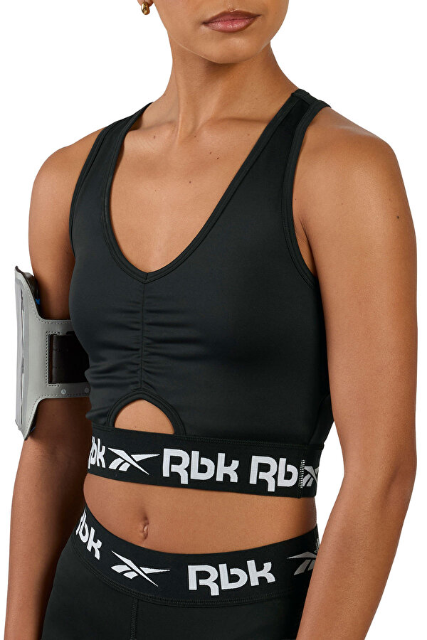 ID TRAIN RUCHED BRA BLACK Woman 297