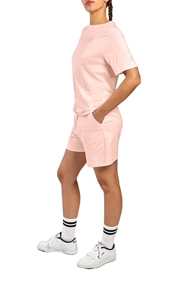 STUDDED LOGO T-SHIRT PINK Woman 054