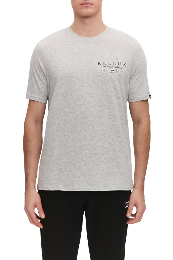 WORLDWIDE GRAPHIC TEE GRAY MELANGE Man 054