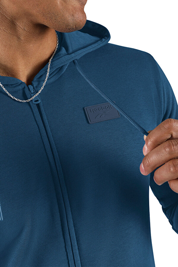 SILICONE BADGE FULL ZIP H BLUE Man 449