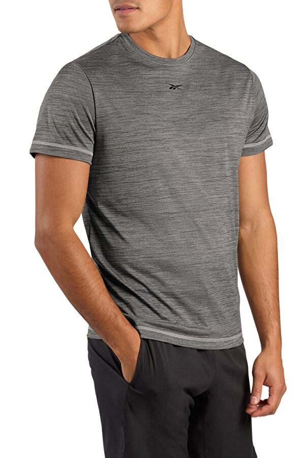 ID TRAIN MELANGE TECH TEE GRAY MELANGE Man 054