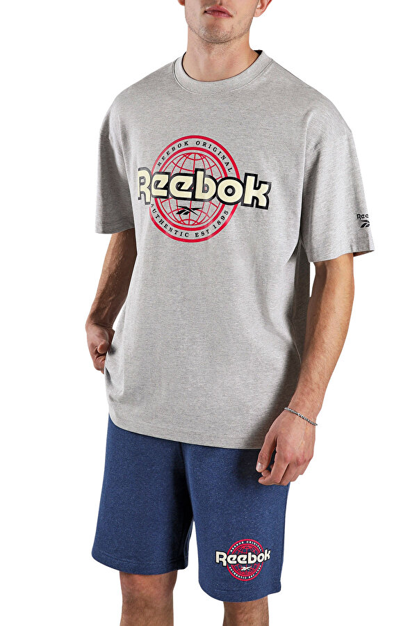 WORLD T-SHIRT GRAY MELANGE Man 054