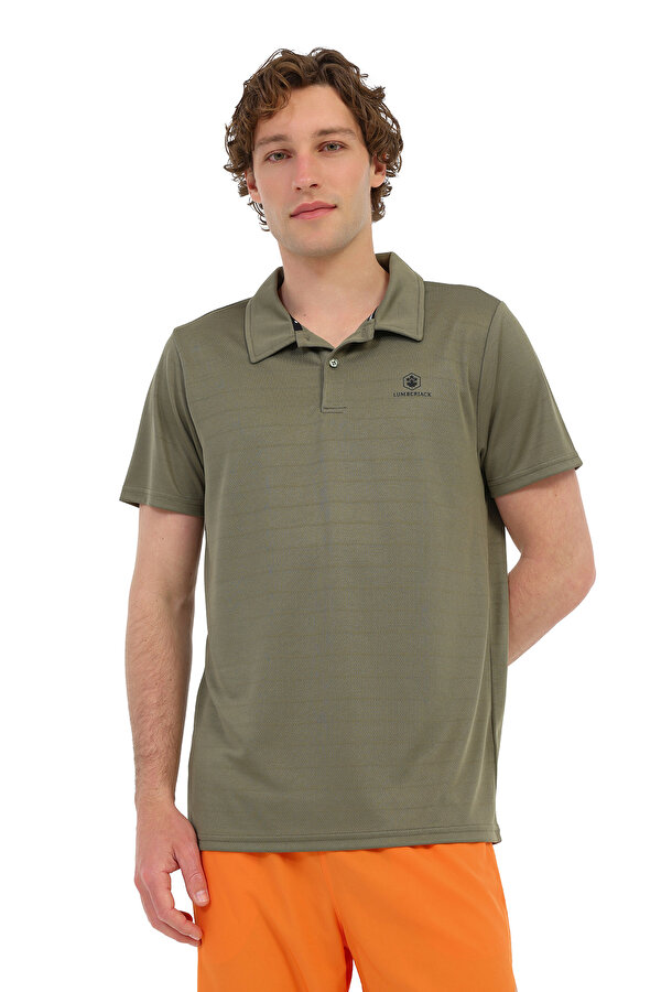 MB CT461 SHERMAN T-SH 6FX HAKI Erkek Kısa Kol T-Shirt - Lumberjack