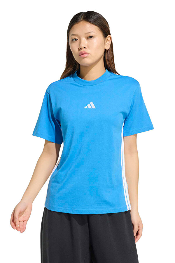 Kısa Kol T-Shirt Kadın Mavi W 3S SJ T - 2. Ürüne %50 İndirim