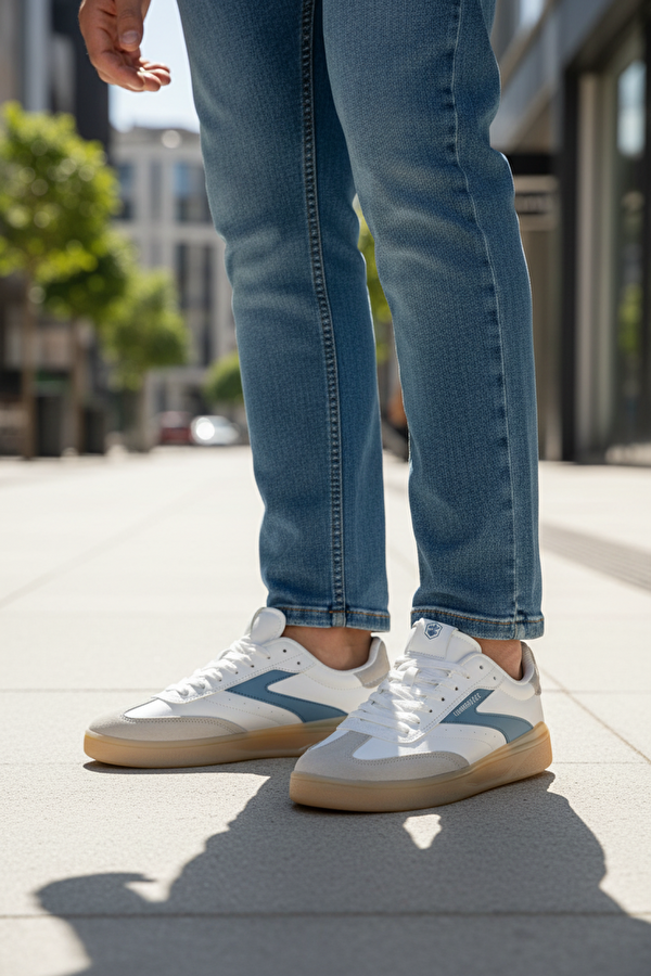 【コバラ77】 Lumberjack TERRY PU 6FX Beyaz Erkek Sneaker 102157254 | lumberjack