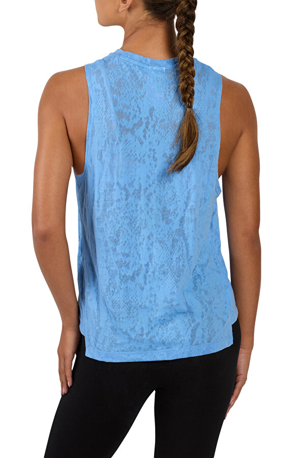 LUX BURNOUT TANK BLUE Woman 046