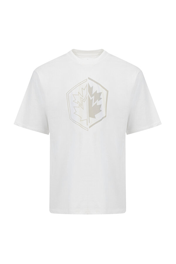 Kısa Kol T-Shirt Erkek Beyaz ML SIERENE 11LLM08 - 2. Ürüne %50 İndirim