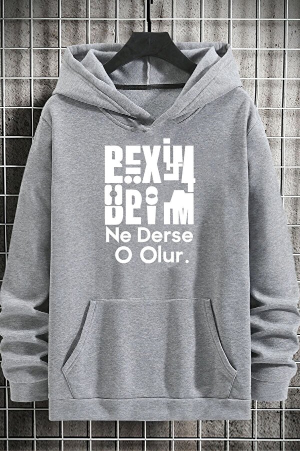 Beyim Ne Derse O Olur Katlamalı Sweatshirt - 3 Al 1 Öde