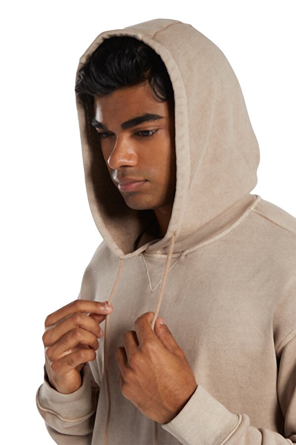 CL ND FT HOODIE L BROWN Unisex 449